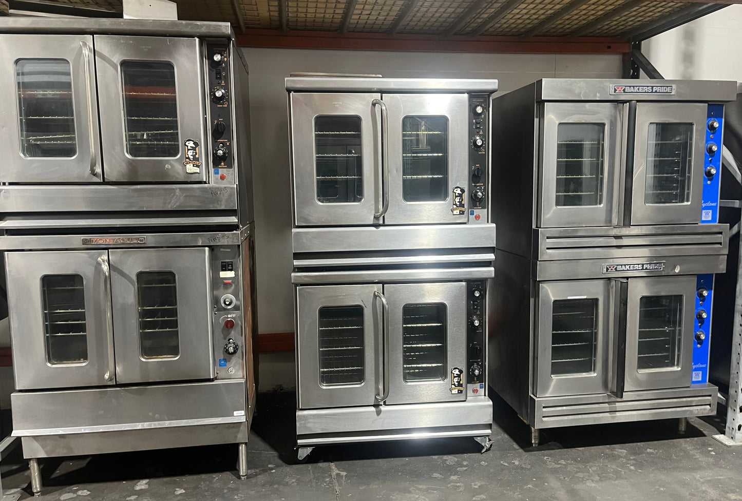 Single/Double Convection Ovens: Natural Gas/Electric & Variety Brands, Stainless Steel, High Quality