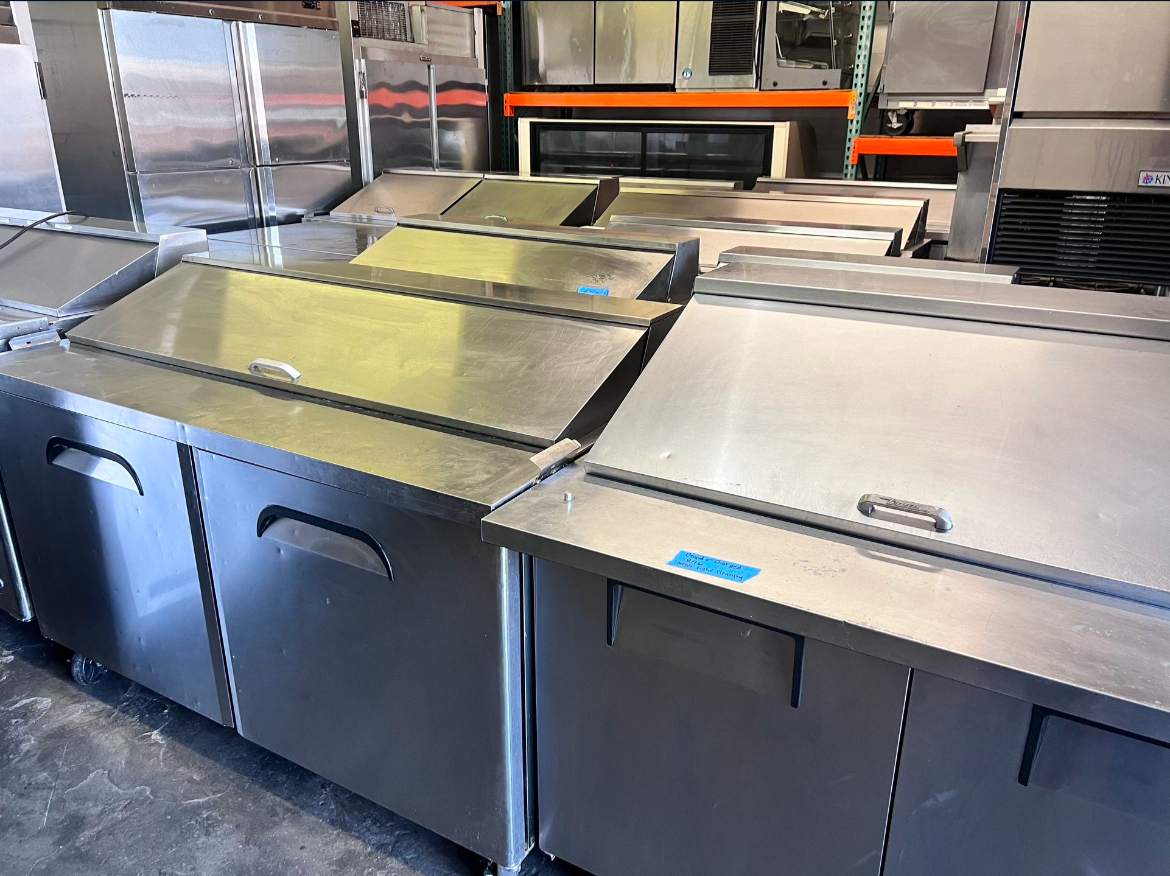 Sandwich/Prep Tables: Multiple Sizes & Brands, Stainless Steel, Commercial Grade